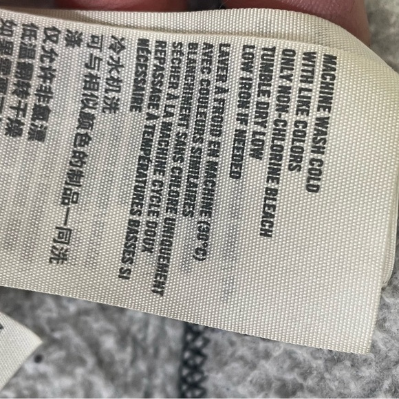 Abercrombie & Fitch Charcoal Hoodie with Red Emblem - Picture 10 of 13